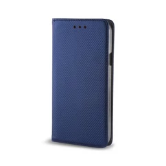 Samsung S901 Galaxy S22, Oldalra nyíló flip tok, Smart, kék