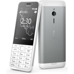 Nokia 230 DualSIM, Mobiltelefon, ezüst