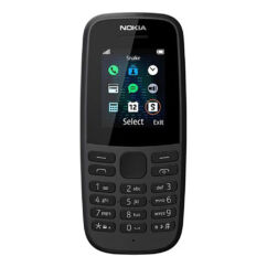 Nokia 105 2019 SingleSIM, Mobiltelefon, fekete