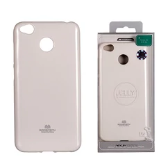 Xiaomi Redmi 4X, Szilikon tok, Jelly, fehér