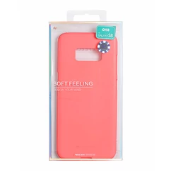 Samsung N950 Galaxy Note 8, Szilikon tok, Soft, rózsaszín