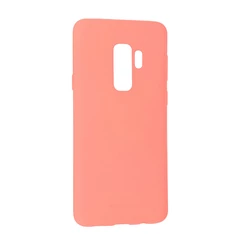 Samsung G965 Galaxy S9+, Szilikon tok, Soft, rózsaszín