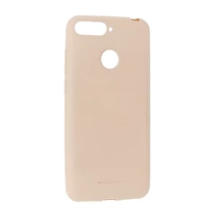 Huawei Y6/Y6 Prime 2018, Szilikon tok, Soft, bézs