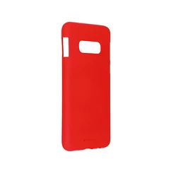 Samsung G970 Galaxy S10E, Szilikon tok, Soft, piros