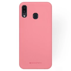 Huawei P40 Lite E/Y7P, Szilikon tok, Soft, rózsaszín