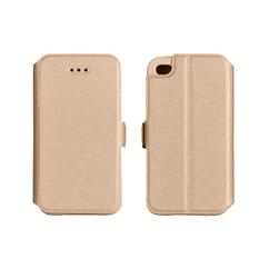 Samsung G390 Galaxy Xcover 4, Oldalra nyíló flip tok, Book, arany