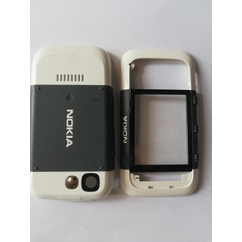 Nokia 5300 elő+akkuf, Előlap, szürke