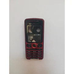 Sony Ericsson W200 komplett ház, Előlap, bordó