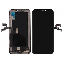 Apple iPhone XS, LCD kijelző érintőplexivel (LTPS), fekete
