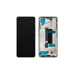 Xiaomi Redmi Note 13 Pro 5G/ Poco X6 5G (2024), LCD kijelző érintőplexivel és előlapkerettel, fekete (560003N16P00, 5600020N1600)  (GYÁRI) (SERVICE PACK)