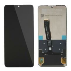 Huawei P30 Lite/P30 lite New Edition/Nova 4e, LCD kijelző érintőplexivel, fekete