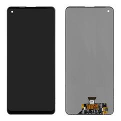 Samsung A217 Galaxy A21S, LCD kijelző érintőplexivel, fekete