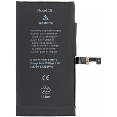 Apple iPhone 15 3349mAh, Akkumulátor + ragasztó (OEM) Li-Ion (Nincs felugró ablak,100%-os állapot)