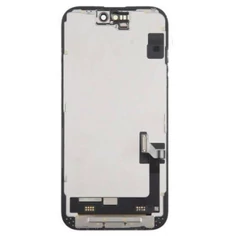 Apple iPhone 16E, LCD kijelző érintőplexivel (LTPS JK COF FHD1080P INCELL  IC csere támogatással), fekete