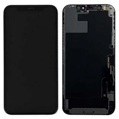 Apple iPhone 12/12 Pro, LCD kijelző érintőplexivel (HD INCELL), fekete