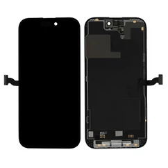Apple iPhone 14, LCD kijelző érintőplexivel + ragasztó, fekete (GYÁRI  FELÚJÍTOTT)