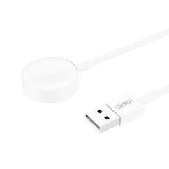  XO CX-012 Apple Watch Series, Mágneses USB kábel  (vezeték nélküli induktív töltő)15W, fehér 
