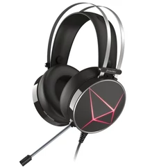 DAREU EH722, Gaming Fejhallgató USB, RGB 7.1 vezetékes headset, fekete