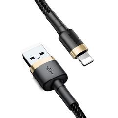 Apple lightning, Baseus Cafule USB kábel 1,5A (2m) , arany-fekete