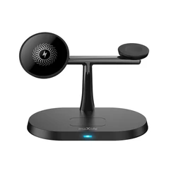 Maxlife MXWC-03 3in1 15W Vezeték nélküli töltő, fekete