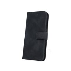Xiaomi Redmi 12C, Oldalra nyíló flip tok, Smart Velvet, fekete