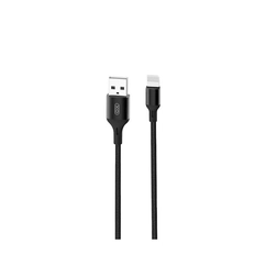 XO NB143- USB - Lightning, Quick Charge USB kábel (2 méter 2,4A), fekete