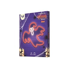Neolia NNE15  Neon LED Falra akasztható dekorációs lámpa, Halloween Ghost, piros