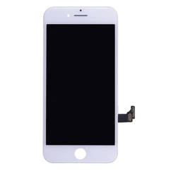 Apple iPhone 7 Plus, LCD kijelző érintőplexivel + ragasztó, (HOME, Hangszóró), fehér (GYÁRI BONTOTT)