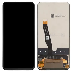 Huawei P Smart Pro, LCD kijelző érintőplexivel, fekete (OEM)
