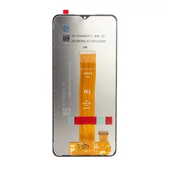 Samsung A047F Galaxy A04S, LCD kijelző érintőplexivel,  fekete (GYÁRI)