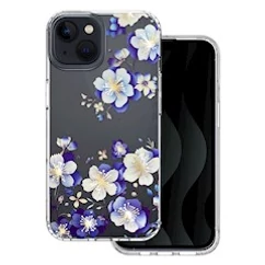 Apple iPhone 16, Szilikon tok, floral