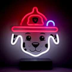 Paw Patrol OW-120646 Neon LED Álló lámpa, Mancs őrjárat - Marshall