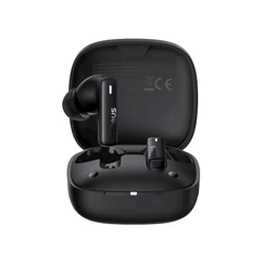 Baseus Bowie E19, Bluetooth headset 5.3, TWS IPX5 vízálló, fekete (A00069600113-00)