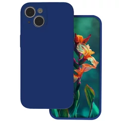 Apple iPhone 17 Pro Max, Szilikon tok, Soft, atlanti kék