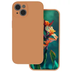 Apple iPhone 17 Pro Max, Szilikon tok, Soft, narancs