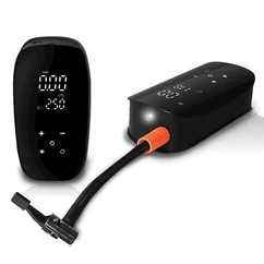 LTC LXKP3, Elektromos Kerékpár/Autó hordozható pumpa kompresszorral, LED-del és külső akkumulátorral