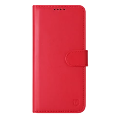 Samsung A376B Galaxy A37 5G, Oldalra nyíló flip tok, Tactical Field Notes, piros