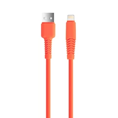 Setty USB - Lightning, USB kábel (1,5 méter 2,1A 10W), narancs
