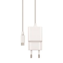 Maxlife, micro USB MXTC-03 2.1A, Hálózati töltő, (1m), fehér