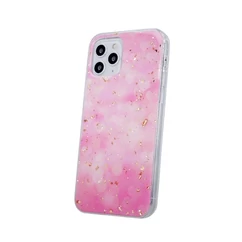 Samsung A336 Galaxy A33 5G, Szilikon tok, Gold Glam, rózsaszín