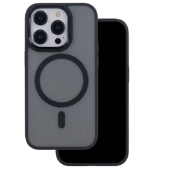 Apple iPhone 16 Pro Max, Szilikon tok, Frozen Magsafe, fekete