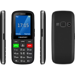 Blaupunkt BS09, DualSim, KÁRTYAFÜGGETLEN, fekete-szürke (MAGYAR MENÜ) Mobiltelefon