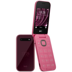 HMD 2660 Flip 4G DualSIM, Kártyafüggetlen, Mobiltelefon, piros