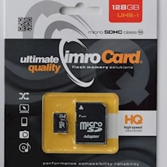 Imro microSDHC 128GB Class 10 UHS-3, Memóriakártya (+Adapter)