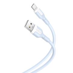 XO NB212 USB kábel, USB-C 1.0 m 2,1A, kék