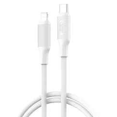 XO NB-Q265A USB kábel, USB-C - Lightning, (1méter 27W), fehér (Gyorstöltő)