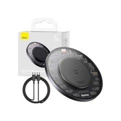 Baseus Simple 2 BS-W530 (15W, 1.67A  CCJJ050001) Vezeték nélküli töltő, fekete