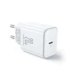 Joyroom JR-TCF06  1XUSB-C, PD 3A 20W  Hálózati gyorstöltő, fehér