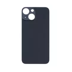 Apple iPhone 13 Mini, Akkufedél, (ragasztóval, nagy lyukú, EU verzió), fekete