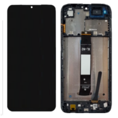 Xiaomi Redmi A1, LCD kijelző érintőplexivel és előlapkerettel, fekete